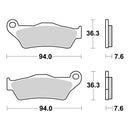 Brembo Upgrade Sinter Front Brake Pads 07BB04SX