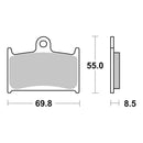 Brembo Prime Sinter Front Brake Pads 07SU14SA