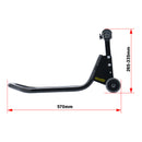 UNIT Street Bike Rear Paddock Adjustable Stand - Black