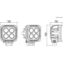 Denali S4 Led Light Pod - DataDim™ Technology - Single