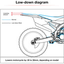 Zeta RSL-LowDown -30mm CRF250R '18-'21, CRF450R '17-'20, CRF450L