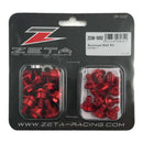 Zeta Aluminum Bolt Set for Plastics CRF250R '18-, CRF450R '17-