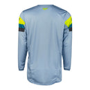 FLY Racing Kinetic Prix Jersey - Ice Grey / Charcoal / Hi-Vis