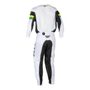 FLY Racing Kinetic Prix Pants - White / Black / Hi-Vis