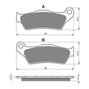 GOLDfren Brake Pads - K5 Off-Road Racing