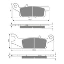 GOLDfren Brake Pads - K5 Off-Road Racing