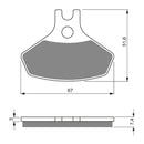 GOLDfren Brake Pads - K5 Off-Road Racing