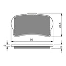 GOLDfren Brake Pads - K5 Off-Road Racing