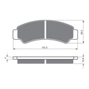GOLDfren Brake Pads - K5 Off-Road Racing