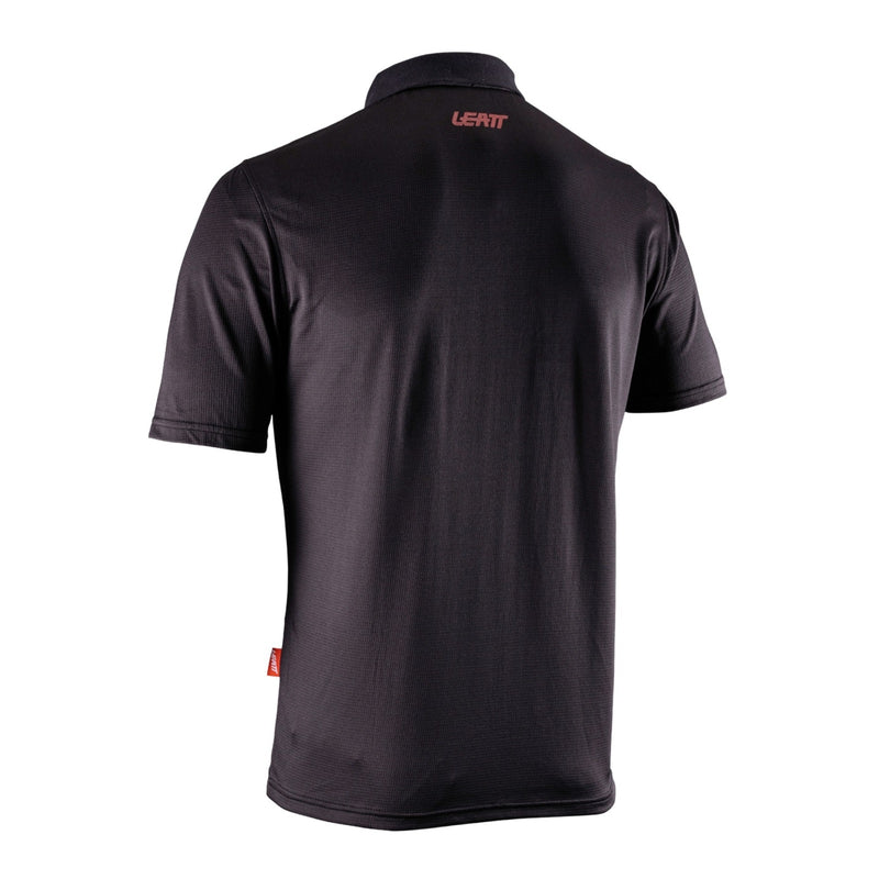 Leatt Team Polo Shirt (Short) - Black