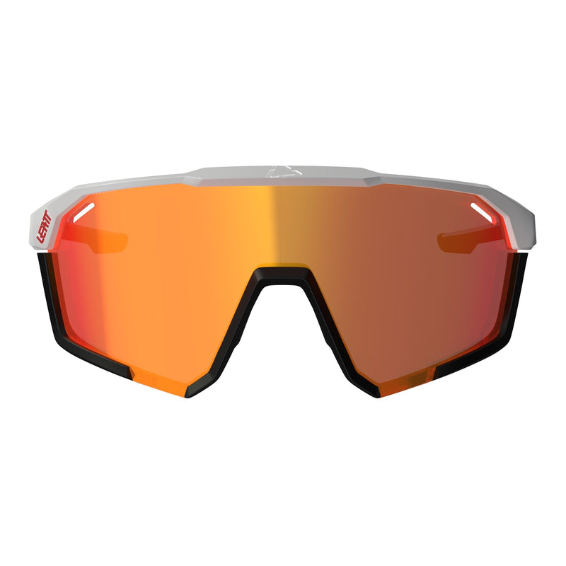 Leatt SpeedViz Pro Sunglasses - Black / White Iriz Cryztal Red 13 VLT