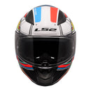 LS2 FF353 Rapid II XDron - White / Hi-Vis Orange / Blue
