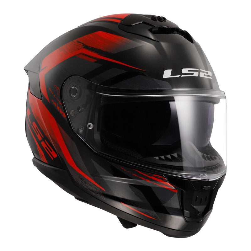 LS2 FF808 Stream II Fury - Black / Red 06