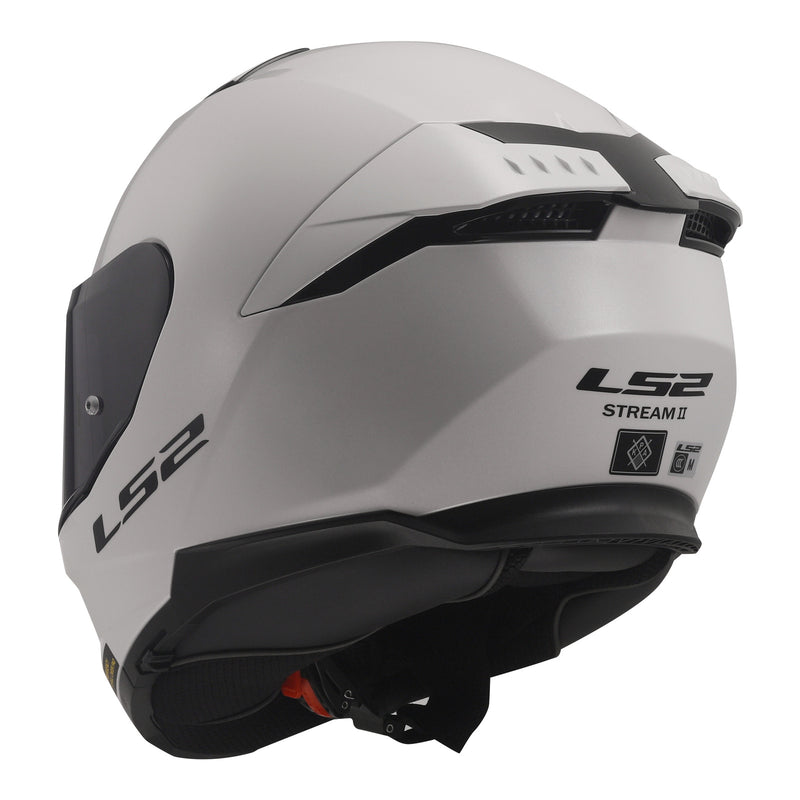 LS2 FF808 Stream II Helmets - White 06
