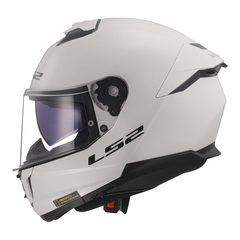 LS2 FF808 Stream II Helmets - White 06