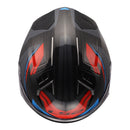 LS2 FF811 Vector II Carbon Savage Helmets - White / Blue / Red