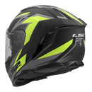 LS2 FF818 Storm III Dynamo Helmet - Black / Hi-Vis Yellow