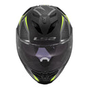 LS2 FF818 Storm III Dynamo Helmet - Black / Hi-Vis Yellow