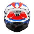 LS2 FF818 Storm III Komai Helmet - White / Blue / Red