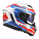 LS2 FF818 Storm III Komai Helmet - White / Blue / Red