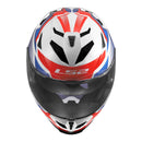 LS2 FF818 Storm III Komai Helmet - White / Blue / Red