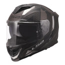 LS2 FF818 Storm III Sporty Helmet - Black / Grey