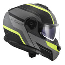 LS2 FF908 Strobe II Monza Flip Front Helmets - Matte Black / Hi-Vis Yellow 06