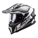 LS2 MX701 Explorer Alter Helmet - Matte Black / White (XS)
