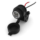 Oxford USB Dual Socket - Handlebar Mount