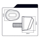 Oxford Dark Eye Micro Indicator - Flush Fit