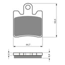 Premier Brake Pads - PH Street Sintered (GF326S3)