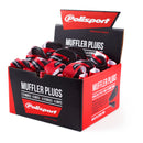 Polisport Muffler Plugs Mixed Retail Pack 10 pcs - Black