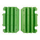 Polisport Radiator Louvers Kawasaki OEM - Green KX125/250