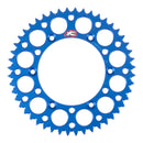 Renthal Sprocket Rear Blue 48T Alloy 7075 T6 Grooved
