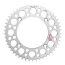 Renthal Rear Sprocket T6 Grooved 7075 Alloy 420 - Silver [Honda]