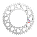 Renthal Rear Sprocket T6 Grooved 7075 Alloy 420 - Silver [Honda]