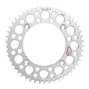 Renthal Rear Sprocket T6 Grooved 7075 Alloy 420 - Silver [Honda]