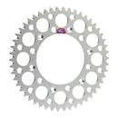 Renthal Sprocket Rear Silver 51T Alloy 7075 T6 Grooved Ultralight