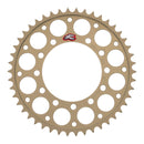 Renthal Rear Sprocket T6 Grooved 7075 Alloy - Silver [Kawasaki]