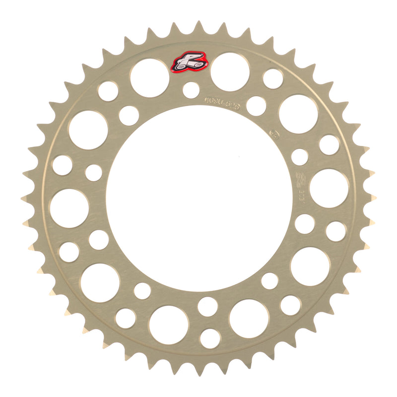 Renthal Rear Sprocket T6 7075 Alloy Grooved 409 / 525 - Silver [Suzuki]