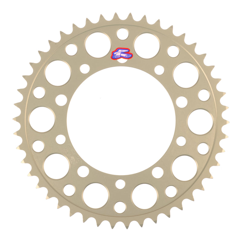 Renthal Rear Sprocket T6 7075 Alloy Grooved 409 / 525 - Silver [Suzuki]