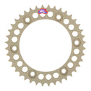 Renthal Rear Sprocket T6 7075 Alloy Grooved 411 / 530 - Silver [Honda]