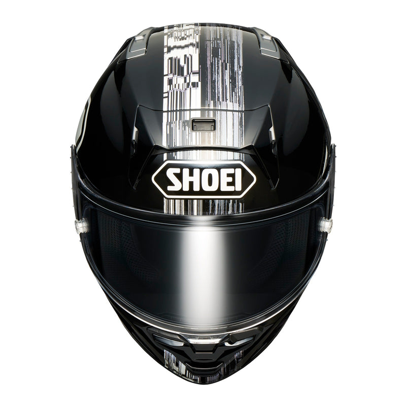 Shoei X-SPR Pro Helmet Cross Logo TC5 - Black / White