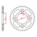 Sprocket Kit Honda C110X - 428H 14/37