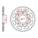 Sprocket Kit Honda CT/XL125/185 (CT200) ALT - 428H 13/52