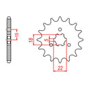 Sprocket Kit Kawasaki KX125 '98/'99 - 520EXW 12/48
