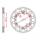 Sprocket Kit Yamaha YZ250 '94-'97 - 520KXZ 13/49