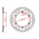 Sprocket Kit Honda CBR1000RR '06-'11 (recommended) - 530ZXW 16/42