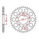 Sprocket Kit Triumph Speedmaster 800/865 - 525XRE 18/42