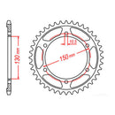 Sprocket Kit Yamaha FZS600 Fazer - 530XRE 15/47